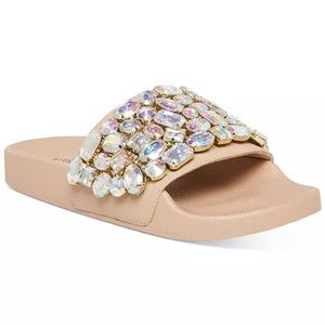 Steve Madden Jeweled Slides
